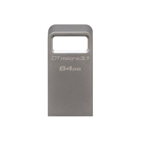 Kingston USB flash memory 64GB DTMicro USB 3.1/3.0 Type-A metal ultra
