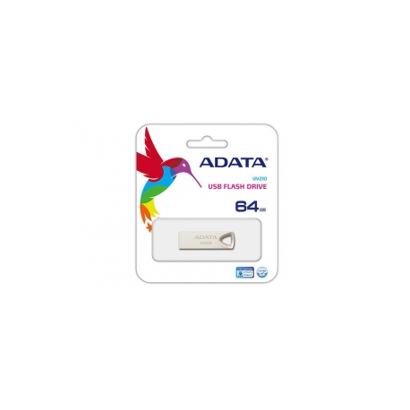 ADATA UV210 - USB flash drive - 64 GB - USB 2.0 - golden - 1