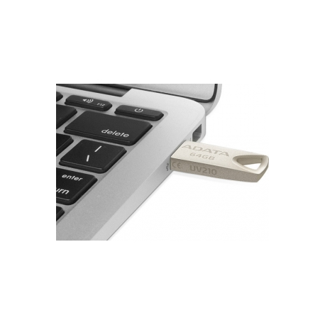 ADATA UV210 - USB flash drive - 64 GB - USB 2.0 - golden - 6