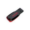 SanDisk Cruzer Blade - USB flash drive - 32 GB - USB 2.0 - red, sleek black