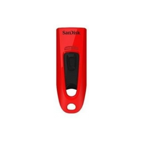 SanDisk Ultra - USB flash drive - 64 GB - USB 3.0 - red - 0