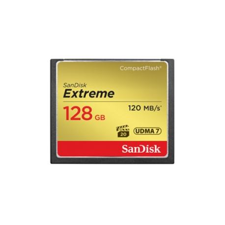 SanDisk Extreme - Flash memory card - 128 GB - 567x - CompactFlash - 0