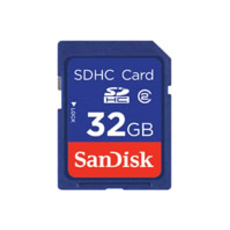 SanDisk Standard - Flash memory card - 32 GB - Class 4 - SDHC - 0