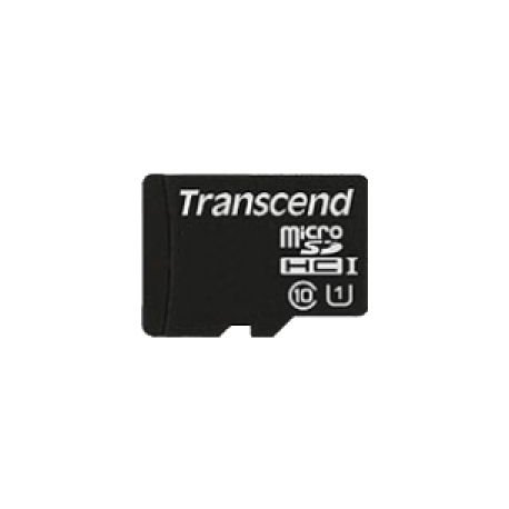Transcend Premium - Flash memory card (microSDHC to SD adapter included) - 8 GB - UHS Class 1  /  Class10 - 300x - microSDHC UHS-I - 0