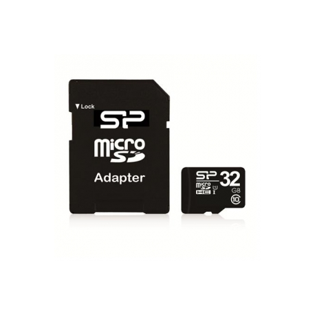 SILICON POWER 32GB, MICRO SDHC, CLASS 10 WITH SD ADAPTER - 0