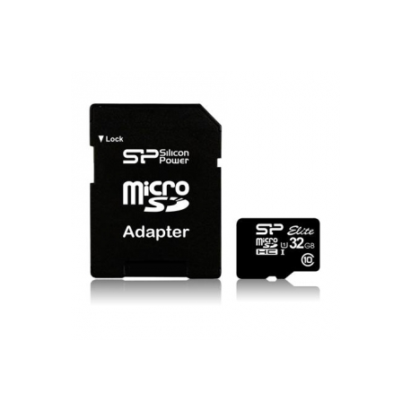 Silicon Power 32GB, MICRO SDHC UHS-I, SDR 50 mode, Class 10, with SD adapter