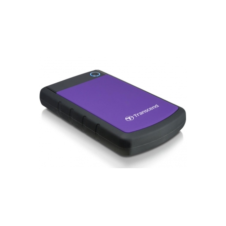 Transcend StoreJet 25H3P - Hard drive - 2 TB - external (portable) - 2.5" - USB 3.0 - brilliant purple - 1