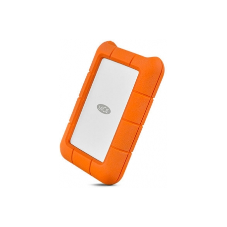 LaCie Rugged USB-C - Hard drive - 4 TB - external (portable) - USB 3.1 Gen 1 (USB-C connector) - orange - 2