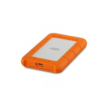 LaCie Rugged USB-C - Hard drive - 2 TB - external (portable) - USB 3.1 Gen 1 (USB-C connector) - 1