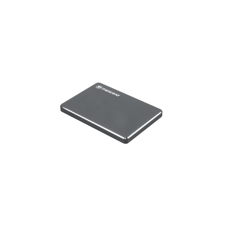 Transcend StoreJet 25C3 - Hard drive - 1 TB - external (portable) - 2.5" - USB 3.0 - iron grey - 1