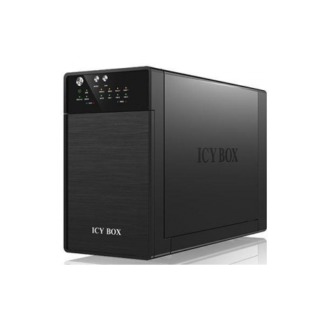 Raidsonic Icy Box External RAID system for 2x3,5'' SATA I/II/III, USB 3.0, eSATA, Black