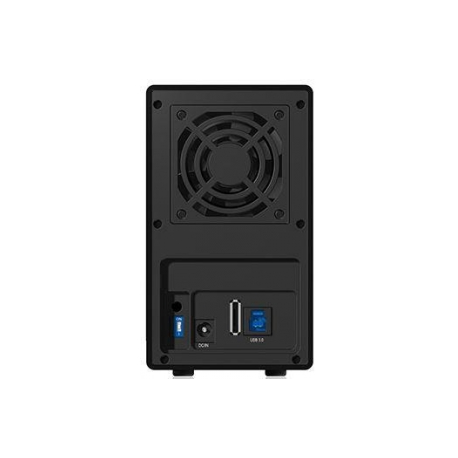Raidsonic Icy Box External RAID system for 2x3,5'' SATA I/II/III, USB 3.0, eSATA, Black