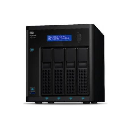 Western Digital WD My Cloud Pro PR4100 16TB 4Bay NAS 2xHDD 1,6GHz QuadCore processor 4Gb RAM RAID 0 1 JBOD 2xUSB3.0 External RTL