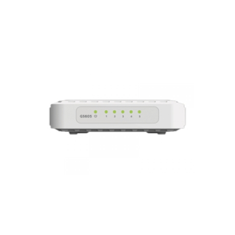 Netgear 5X 10/100/1000 PLATINUM DESKTO (The NETGEAR 5-Port Gigabit Ethernet Switch provides an ideal Gigabit Ethernet connection