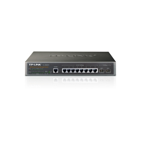 TP-LINK JetStream TL-SG3210 - Switch - Managed - 8 x 10 / 100 / 1000 - desktop, rack-mountable - 0