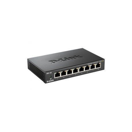 D-Link DGS 108 - Switch - unmanaged - 8 x 10 / 100 / 1000 - desktop - 1