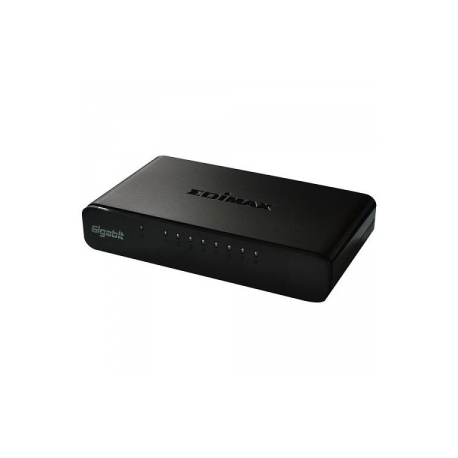 Edimax 8 Port Gigabit SOHO Switch with USB cable, energy efficient 802.3az