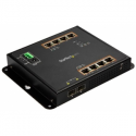 StarTech.com Industrial 8 Port Gigabit PoE+ Switch with 2 SFP MSA Slots, 30W, Layer / L2 Switch Hardened GbE Managed, Rugged High Power Gigabit Ethernet Network Switch IP-30 / -40 C to 75 C - Managed Network Switch (IES101GP2SFW) - Switch - Managed - 8 x 10 / 100 / 1000 (PoE+) + 2 x SFP - DIN rail mountable, wall-mountable - PoE+ (200 W) - for P / N: GLCLHSMDSTTA, GLCSXMMDST, GLCSXMMDSTT, GLCTEST, MASFP1GBTXST, SFP1GELXST