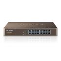 TP-LINK TL-SF1016DS - Switch - 16 x 10 / 100 - desktop, rack-mountable
