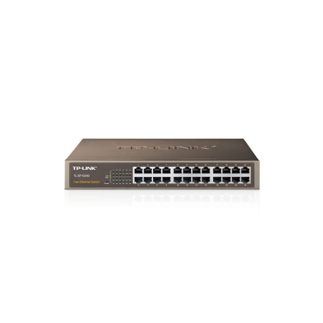 TP-Link TL-SF1024D - Switch - 24 x 10 / 100 - desktop - 0