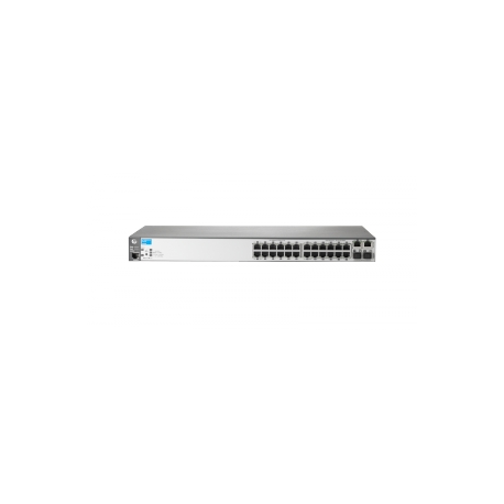 Aruba 2620-24 - Switch - L4 - Managed - 24 x 10 / 100 + 2 x 10 / 100 / 1000 + 2 x SFP - desktop, rack-mountable - 1