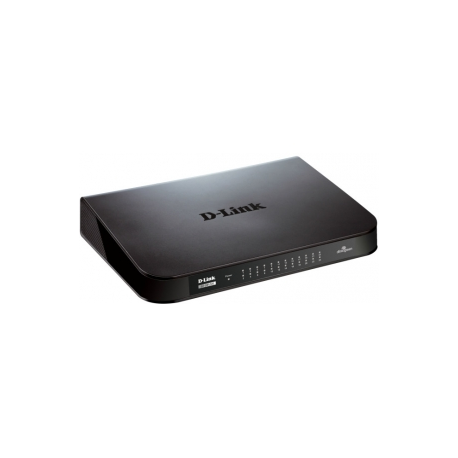 D-Link GO-SW-24G - Switch - unmanaged - 24 x 10 / 100 / 1000 - desktop - 4