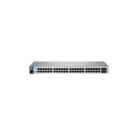 HPE Aruba 2530-48G - Switch - Managed - 48 x 10 / 100 / 1000 + 4 x Gigabit SFP - desktop, rack-mountable, wall-mountable - 1