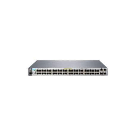 HPE Aruba 2530-48-PoE+ - Switch - Managed - 48 x 10 / 100 + 2 x combo Gigabit SFP + 2 x 10 / 100 / 1000 - desktop, rack-mountable, wall-mountable - PoE+ - 0