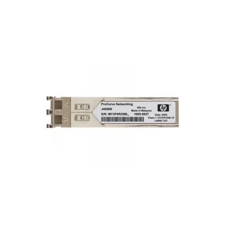 HPE - SFP (mini-GBIC) transceiver module - GigE - 1000Base-SX - LC multi-mode - up to 550 m - for HPE 1700, 2610, 6120, Switch XL 10 / 100 / 1000; HPE Aruba 2530, 2930F 24, 2930F 48, 5406 - 2
