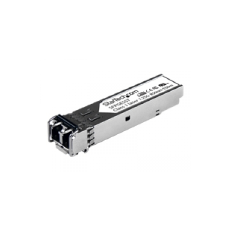 StarTech.com Cisco SFP-GE-S Compatible SFP Module, 1000BASE-SX, 1GbE Multimode Fiber MMF Optic Transceiver, 1GE Gigabit Ethernet SFP, LC 550m, 850nm, DDM, Cisco IE3400, IE3300, IE3200 - Lifetime Warranty (SFPGESST) - SFP (mini-GBIC) transceiver module - GigE - 1000Base-SX - LC multi-mode - up to 550 m - 850 nm - for P / N: ET91000LCOAM, ET91000SFP2, ET91000SFP2C, IES101002SFP, MCM1110SFP, PEX1000SFP2 - 0