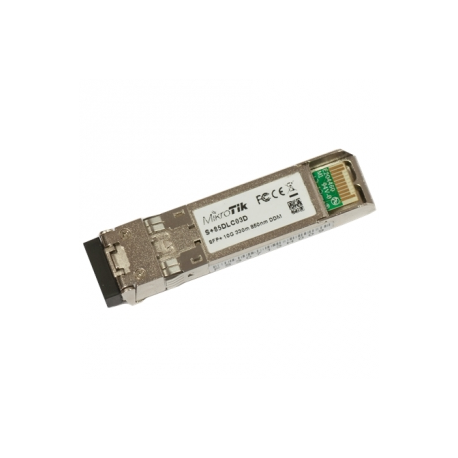 MikroTik S+85DLC03D - SFP+ transceiver module - 10 GigE - SFP+  /  LC multi-mode - up to 300 m - 850 nm - 0