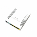 MikroTik RouterBOARD RB260GSP - Switch - Managed - 1 x 10 / 100 / 1000 (PoE) + 4 x 10 / 100 / 1000 (PoE Passthrough) + 1 x SFP - desktop - PoE