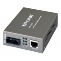 TP-LINK MC110CS - Fibre media converter - 100Mb LAN - 10Base-T, 100Base-FX, 100Base-TX - RJ-45  /  SC single-mode - up to 20 km - 1310 nm