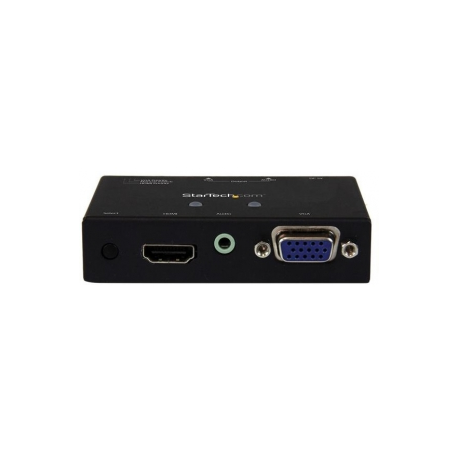 Startech 2X1 VGAHDMI TO VGA CONVERTER (2 x VGA, HDMI, 1080p, 1920 x 1200, LED, 3.5 mm)