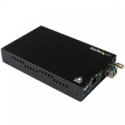 StarTech.com Singlemode (SM) LC Fiber Media Converter for 1Gbe Network - 10km - Gigabit Ethernet - 1310nm - with SFP Transceiver (ET91000SM10) - Fibre media converter - GigE - 100Base-LX, 1000Base-T - RJ-45  /  LC single-mode - up to 10 km - 1310 nm - for P / N: SVA12M2NEUA, SVA12M5NA