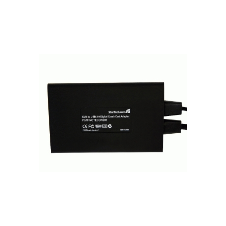 StarTech.com Crash Cart Adapter - 1920 x 1200 - Portable Laptop USB 2.0 to KVM Console (NOTECONS01) - KVM switch - 1 x KVM port(s) - 1 local user - desktop - 3