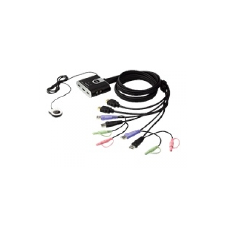 ATEN CS692 - KVM  /  audio switch - 2 x KVM  /  audio - 1 local user - desktop - 0