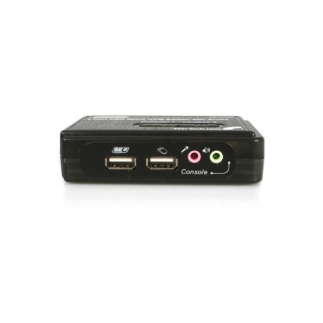 StarTech.com 2 Port USB VGA KVM Switch - Single VGA - Hot-key & Audio Support - 2048x1536 @60Hz KVM Switch - KVM Video Switch (SV211KUSB) - KVM  /  audio switch - 2 x KVM  /  audio - 1 local user - desktop - 2