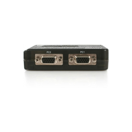 StarTech.com 2 Port USB VGA KVM Switch - Single VGA - Hot-key & Audio Support - 2048x1536 @60Hz KVM Switch - KVM Video Switch (SV211KUSB) - KVM  /  audio switch - 2 x KVM  /  audio - 1 local user - desktop - 5