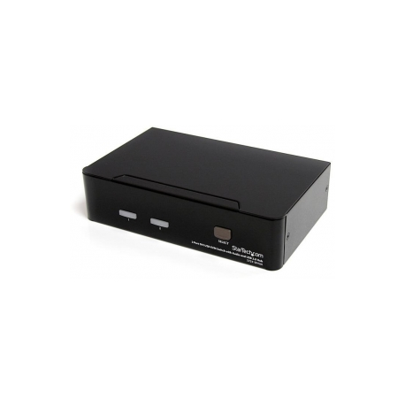 StarTech.com 2 Port DVI USB KVM Switch with Audio and USB 2.0 Hub (SV231DVIUA) - KVM  /  audio  /  USB switch - 2 x KVM  /  audio  /  USB - 1 local user - desktop - for P / N: IM12D1500P, SVA12M2NEUA, SVA12M5NA, USBDVI4N1A10, USBDVI4N1A6 - 8