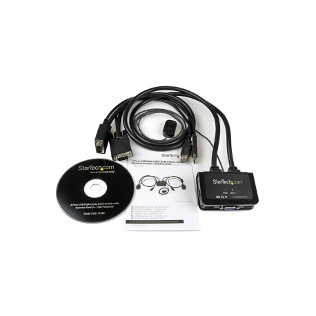 Startech 2PORT CABLE KVM WITH VGA USB (StarTech.com SV211USB)