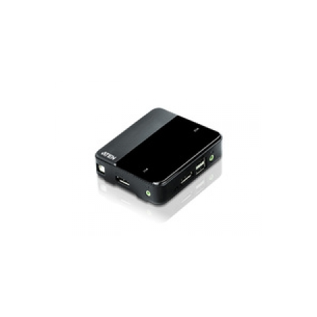 Aten CS782DP 2-Port DisplayPort Dual View KVM Switch, 2x USB, 4K UHD Supported