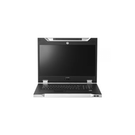HPE LCD8500 - KVM console - USB - 18.51" - rack-mountable - 1600 x 1200 @ 60 Hz - 187 cd / m² - 700:1 - 16 ms - silver - 1U - for ProLiant DL20 Gen9, DL360p Gen8, DL380 Gen9, DL580 Gen9, MicroServer Gen8, ML110 Gen9 - 0