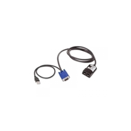 Lenovo Single Cable USB Conversion Option - KVM extender - for System x3100 M4; x3250 M4; x32XX M3; x3400 M2; x35XX M4; x3620 M3; x3650 M4; x3950 X5 - 1