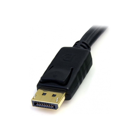 StarTech.com 6ft 4-in-1 USB DisplayPort® KVM Switch Cable w /  Audio & Microphone (DP4N1USB6) - Video  /  USB  /  audio cable - USB, stereo mini jack, DisplayPort (M) to USB, stereo mini jack, DisplayPort (M) - 1.8 m - molded - black - for P / N: SV231DPU, SV231DPUA - 3
