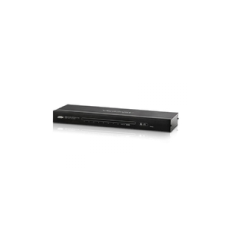 ATEN VS1808T HDMI Over Cat 5 Splitter - Video / audio extender - HDMI - over CAT 5 - 8 ports - up to 60 m - 0
