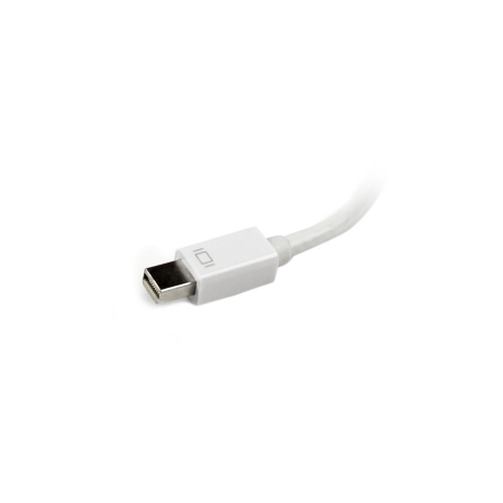 StarTech.com Travel A / V Adapter: 3-in-1 Mini DisplayPort to VGA DVI or HDMI Converter - White (MDP2VGDVHDW) - Video converter - DisplayPort - DVI, HDMI, VGA - white - for Apple MacBook Air; MacBook Pro - 2