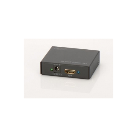 DIGITUS DS-46304 - Video / audio splitter - 2 x HDMI - desktop - 0