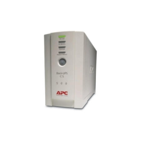 APC Back-UPS CS 500 - UPS - AC 230 V - 300 Watt - 500 VA - RS-232, USB - output connectors: 4 - beige - 0