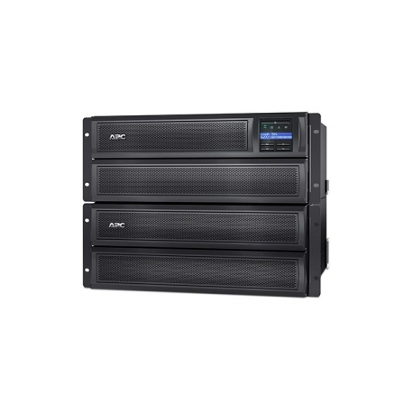 APC Smart-UPS X 3000 Rack / Tower LCD - UPS (rack-mountable  /  external) - AC 230 V - 2700 Watt - 3000 VA - Ethernet 10 / 100, RS-232, USB - output connectors: 10 - 4U - black - with APC UPS Network Management Card AP9631 - for P / N: AR4024SP, AR4024SPX429, AR4024SPX431, AR4024SPX432, NBWL0356A, SMX3000HVTUS - 0